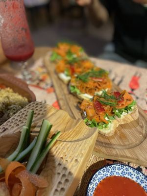 Vegan lox   at Refresh Vegan Kitchen in Kas