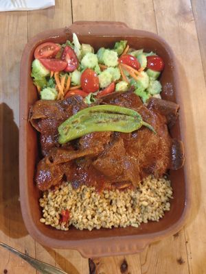 Vegan Doner at Refresh Vegan Kitchen in Kas