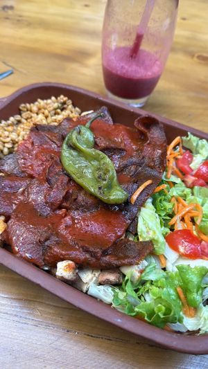 iskender   at Refresh Vegan Kitchen in Kas