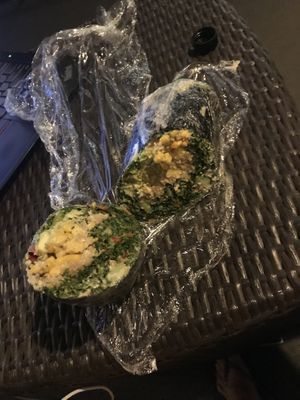 Punany wrapped in seaweed at Tassili's Raw Reality in Atlanta