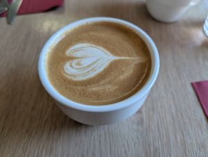 Cappucino at Crush in Krakow