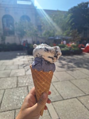 Cookies + Lavender at Veganista Ice Cream MQ in Vienna
