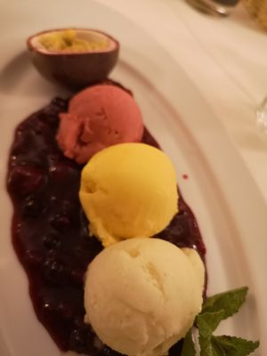 Sorbet at Kybfelsen in Freiburg