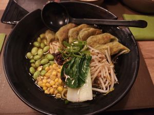 Gyoza ramen at Sushi Buzz in Brussels