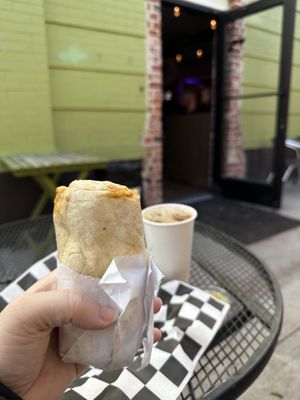 Vegan Burrito   at Roostercat Coffee House in Denver