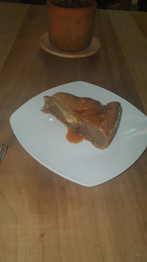 Banana cake at Bici Cafe in San Agustin