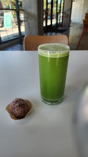 Celery Juice + Power Ball at The Celery in Portland