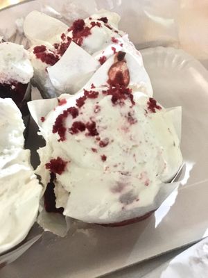 Vegan redvelvet at I Gelati Di Gaia in Padua