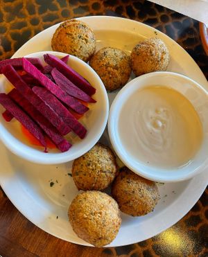 falafel (with pickled veggies)   at Alforon in San Diego