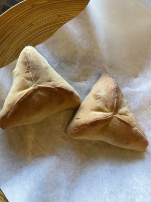 spinach pies   at Alforon in San Diego