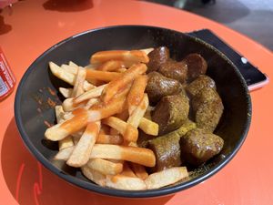 XXL curry wurst  at Dönermeister in Vienna