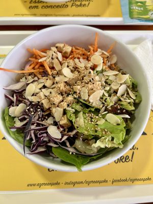 Vegane Bowl  at Azorean Poke in Sao Miguel