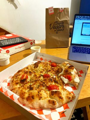 Focaccina at Time To Vegan Food in Sao Paulo