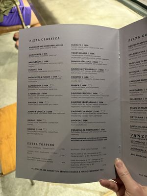 Menu march 2025  at L'Osteria Pizza e Cucina in Canggu