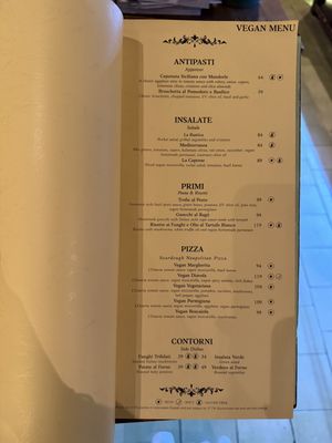 Menu march 2025  at L'Osteria Pizza e Cucina in Canggu