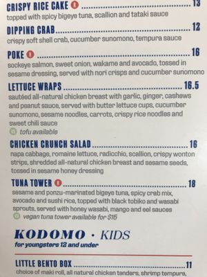   at Blue Sushi Sake Grill in Houston