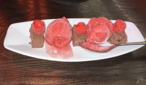 Chocolate torte  at Blue Sushi Sake Grill in Houston