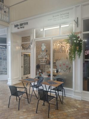 Outside seating 😀 at Mad Hatter in Barnstaple
