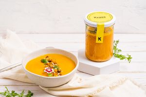 Pumpking cream soup at The Krass Corner in Tenerife