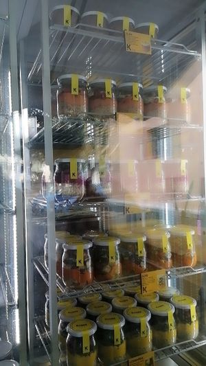 Food jars at The Krass Corner in Tenerife
