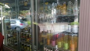 Drinks fridge at The Krass Corner in Tenerife