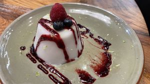 Panna Cotta de Coco  at Velada in Barcelona