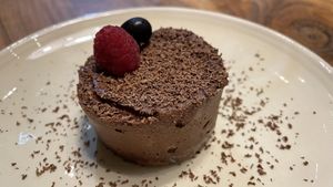 Cheesecake de chocolate  at Velada in Barcelona
