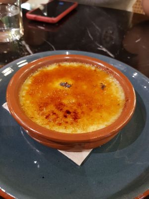 Catalonian cream at Velada in Barcelona
