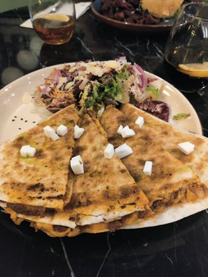 Sobrassada quesadilla at Velada in Barcelona