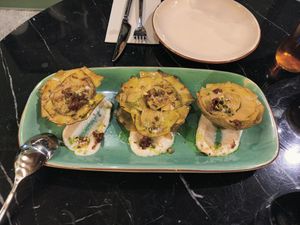 Artichokes at Velada in Barcelona