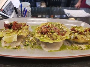 Artichokes (best dish) at Velada in Barcelona