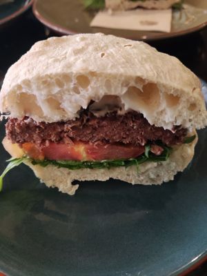 Truffle burger at Velada in Barcelona