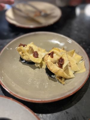 Artichoke hearts  at Velada in Barcelona