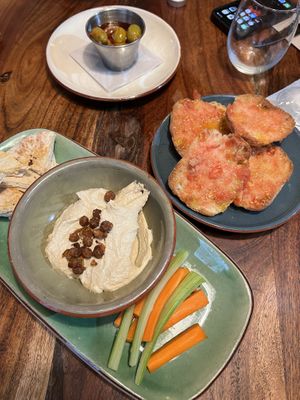 All vegan tapas   at Velada in Barcelona