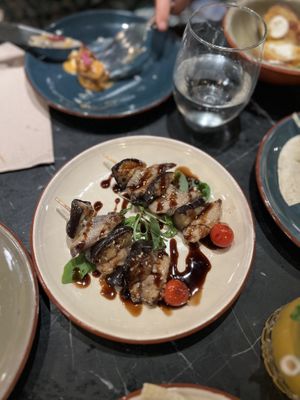 Terivaki Skewers  at Velada in Barcelona