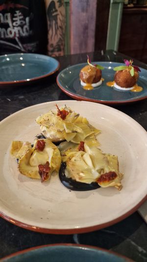 Artichoke flower at Velada in Barcelona