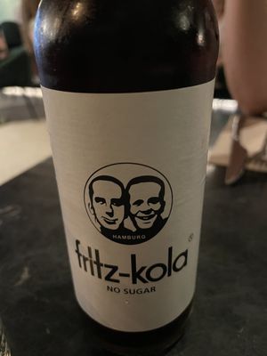  Vegan certified cola  at Velada in Barcelona