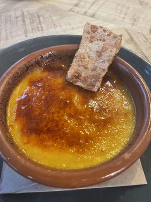 Creme brûlée   at Velada in Barcelona