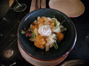 Col-i-flor tikka masala at Velada in Barcelona