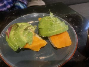  Vegan salmon and avocado toast   at Velada in Barcelona