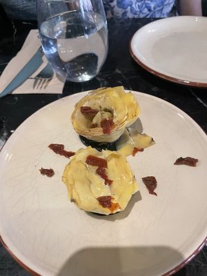 Artichoke flowers  at Velada in Barcelona