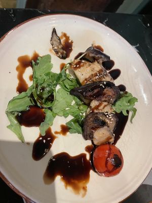 Not chicken kebab (after I’d eaten mine!)  at Velada in Barcelona