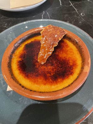 House crème brûlée   at Velada in Barcelona