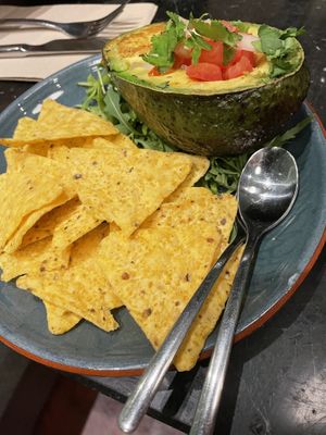 Grilled avocado (👎🏻)  at Velada in Barcelona