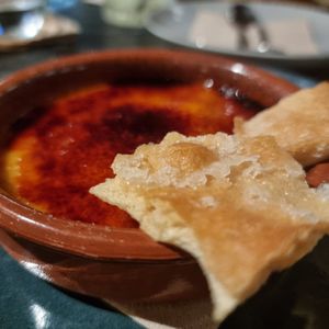 Creme Catalana at Velada in Barcelona