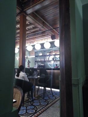 Interior design, look at that ceiling! at Velada in Barcelona