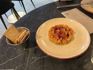 No salmon tartare  at Velada in Barcelona