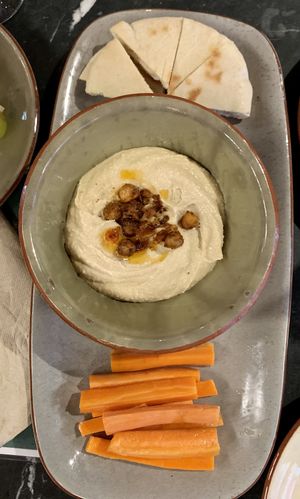 Hummus   at Velada in Barcelona