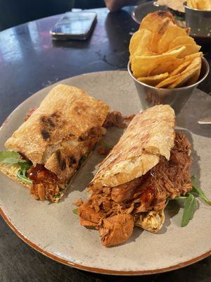 Pulled barbacoa #Veganuary at Velada in Barcelona
