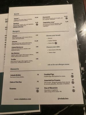   at Velada in Barcelona